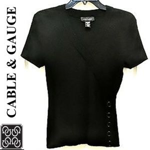 CABLE & GAUGE WRAP SUMMER SWEATER ❤️